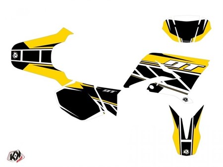 Stickerset / Dekor-Kit jaune replica, moto 50cc Yamaha DT 50cc 2007-2011