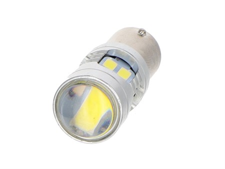 Birne (BA15d) LED, weiss, 6 Volt mit Bajonett Sockel (12 Pin)