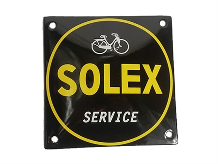 Pancarte vintage SOLEX, 10x10cm