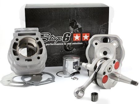 Motorpack Stage6 Big Racing 88cc + Kurbelwelle 45mm Hub, Derbi Euro3 Motorpack Stage6 Big Racing 88cc + Kurbelwelle 45mm Hub, Derbi Euro3