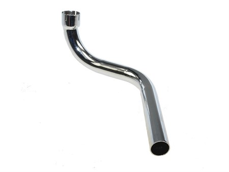 Auspuffkrümmer (Flammenrohr) 32 / 32 mm chrom für Kreidler