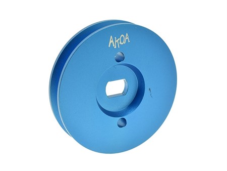 Pully Ø75 mm aluminium, CNC, Piaggio Ciao/Si Mono Pully Ø75 mm aluminium, CNC, Piaggio Ciao/Si Mono