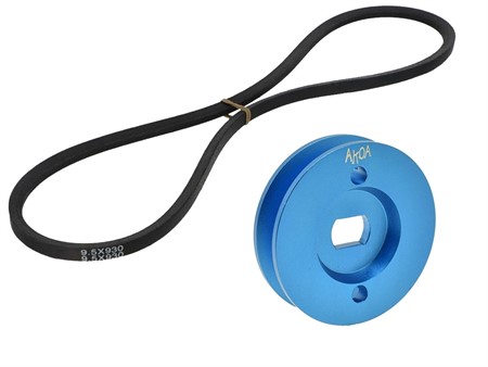 Poulie 65 mm «avec courroie» vélomoteurs Piaggio Ciao Poulie 65 mm «avec courroie» vélomoteurs Piaggio Ciao