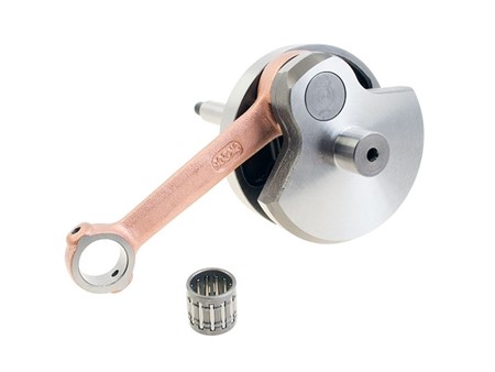 Kurbelwelle Akoa original verstärkt, axe 12mm Piaggio Ciao, Si, Bravo, Boxer