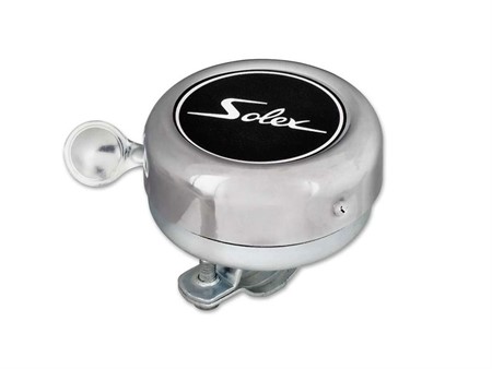 Glocke / Klingel Solex chrom / schwarz ( 1 Stück ) Glocke / Klingel Solex chrom / schwarz ( 1 Stück )