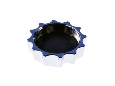 Tankdeckel M45 x 1,5 Sachs Alu Chrom " Iron Cross "