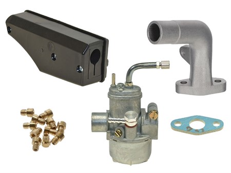 Kit carburation BING replica 15mm (pipe longue et filtre sport), Sachs 503 2AL / 2BL Kit carburation BING replica 15mm (pipe longue et filtre sport), Sachs 503 2AL / 2BL