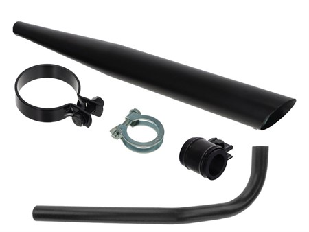 Sportauspuff schwarz Custom Sachs 503 (Boss Demper) Sportauspuff schwarz Custom Sachs 503 (Boss Demper)