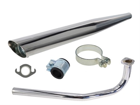 Sportauspuff chrom Custom Sachs 503 AB (Boss Demper) Sportauspuff chrom Custom Sachs 503 AB (Boss Demper)