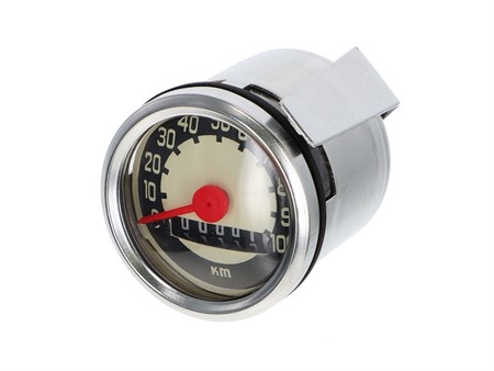 Tachometer oldie VDO rund (Ø48mm) bis 100 km/h Tachometer oldie VDO rund (Ø48mm) bis 100 km/h