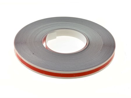 Zierstreifen, Zierband rot 10m x 3 mm