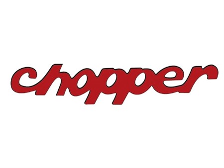 Aufkleber Chopper 122 x 24 mm (gross) Aufkleber Chopper 122 x 24 mm (gross)