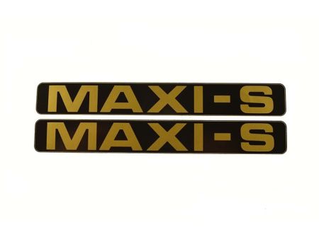 Puch Maxi-S Aufkleber gold / schwarz (Seitenschutz) Puch Maxi-S Aufkleber gold / schwarz (Seitenschutz)