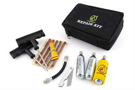 Kit réparation de poche, pneus tubeless (sans chambre à air)
