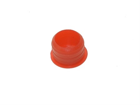 Bouchon rouge (1pce) pour flasque de tambour frein, vélomoteur Puch Maxi
