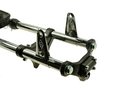 Puch EBR Gabel lange version extra verstärkt schwarz