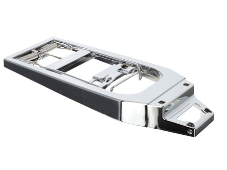 Porte bagage AKOA chrome (clapet fermeture inclus), vélomoteur Puch X30