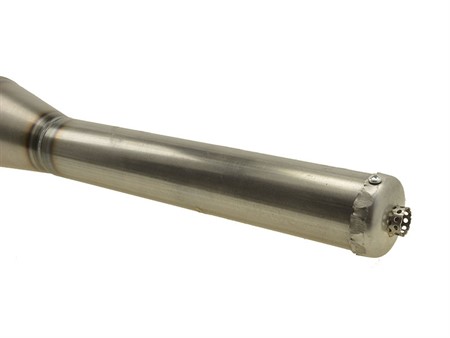 Homoet Auspuff P4 blank Puch (Auslass gerade)