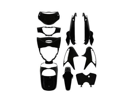 Kit carrosserie (10pcs) noir, scooter HONDA SH 125cc 2005-2008 Kit carrosserie (10pcs) noir, scooter HONDA SH 125cc 2005-2008