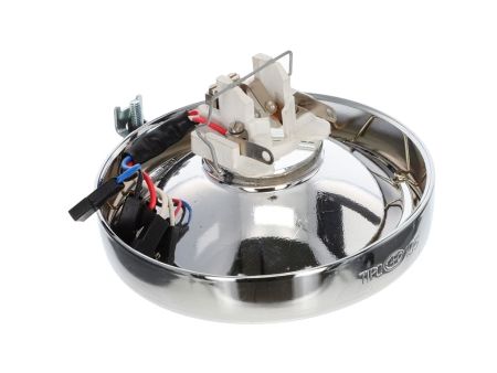 Phare rond CEV Tipo 105 (BA20D) NOS sans interrupteur, universel vélomoteurs