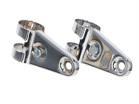Pattes support de fixation phare avant Ø26/28mm, vélomoteur Peugeot et universel Pattes support de fixation phare avant Ø26/28mm, vélomoteur Peugeot et universel