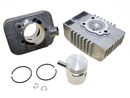 Zylinder-Kit Polini 43mm Sport, Ø 65cc Guss, inkl. Zylinderkopf, Piaggio Si, 12mm Kolbenbolzen Zylinder-Kit Polini 43mm Sport, Ø 65cc Guss, inkl. Zylinderkopf, Piaggio Si, 12mm Kolbenbolzen