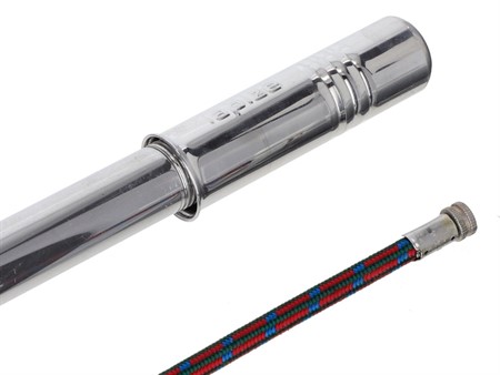 Luftpumpe "lapize" ALU Chrom (Rahmenpumpe) 380-410mm