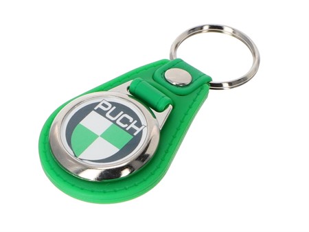 Porte clé PUCH avec logo, vert