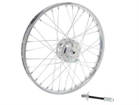 Jante/Roue avant à rayons 17", vélomoteurs Puch maxi N / S / X30