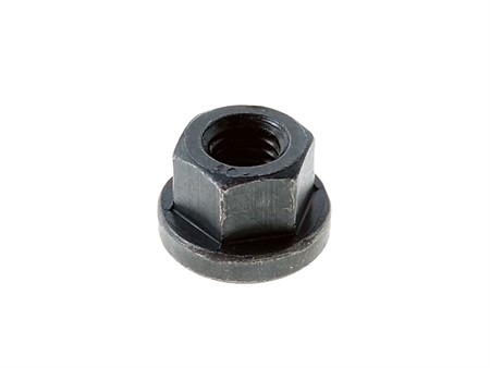Ecrou 6 pans hexagonal à collerette M6 DIN 6331 acier 10 non allié 9 mm de hauteur Ecrou 6 pans hexagonal à collerette M6 DIN 6331 acier 10 non allié 9 mm de hauteur