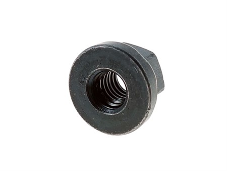 Sechskantmutter mit Bund M6 DIN 6331 Stahl 10 blank, 9 mm hoch