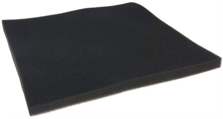 Plaque de mousse de filtre à air noire a découper (32x32x1,0cm)