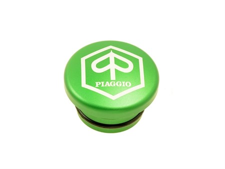 Tankdeckel Alu grün Piaggio Si Tankdeckel Alu grün Piaggio Si