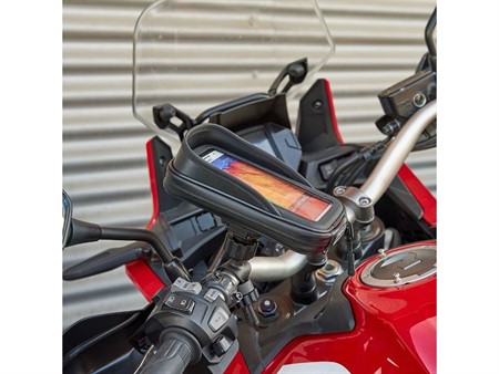 Support fixation au guidon 160x80mm (Iphone14 Pro Max, etc..), universel vélomoteurs, scooter, moto