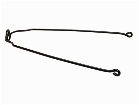 Renfort/support de garde boue arrière noir, 300mm, vélomoteurs Puch Maxi N