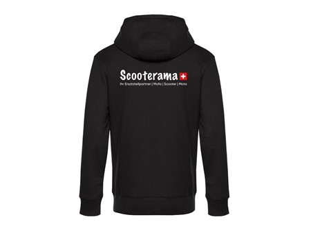 Pullover à capuche Scooterama officiel noir, taille : S