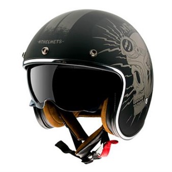 Casque JET ouvert Le Mans Noir/Grey, Taille : S