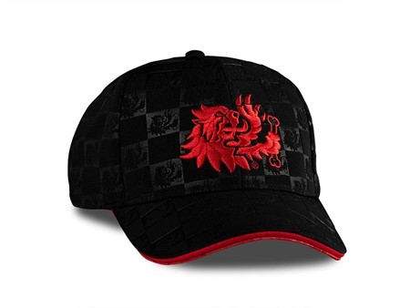 Casquette officielle Malossi Lion, noir / rouge