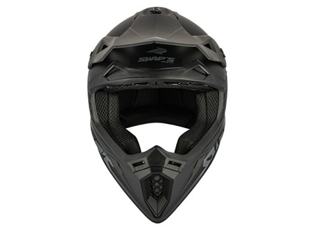 Casque Cross supermotard SWAPS - S818 Blur, noir mat Taille : S