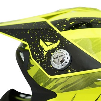 Casque ADX, jaune-noir, taille : XL