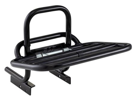 Porte bagages arrière Piaggio Ciao - noir brillant