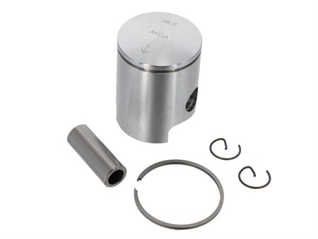 Piston complet alu AKOA (cylindre radial), vélomoteurs Sachs 503 AB / AC