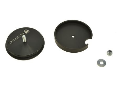 Emblème SACHS Ø 48 noir (pour boucher le trou du compteur)