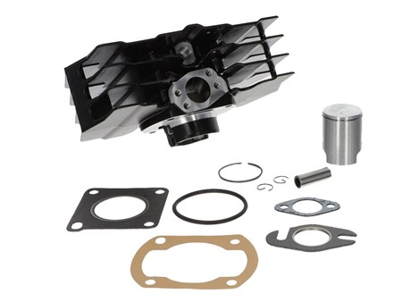 Kit cylindre AKOA Ø45mm alu racing, moteur vélomoteur Sachs 503 AB / ADV / AC (cylindre radial)