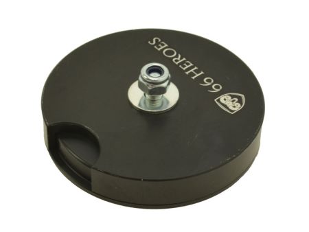 Emblème PONY Ø 48 noir (pour boucher le trou du compteur)