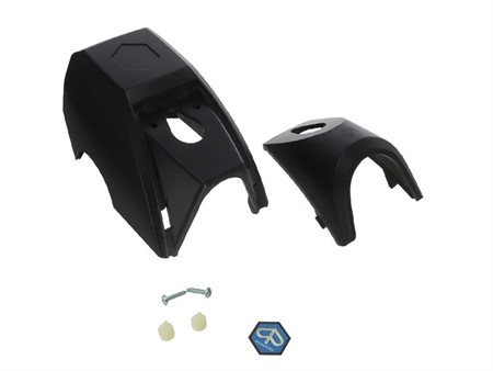 Gabelschloss abdeckungs - Set Piaggio Ciao schwarz Gabelschloss abdeckungs - Set Piaggio Ciao schwarz