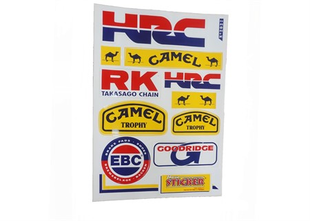 Kit stickers sponsoring Honda HRC / Camel
