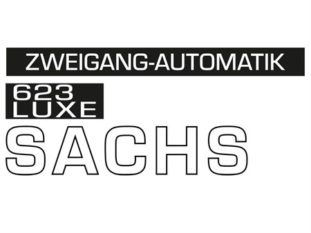 Aufkleber Sachs 623 Luxe Automatik Aufkleber Sachs 623 Luxe Automatik
