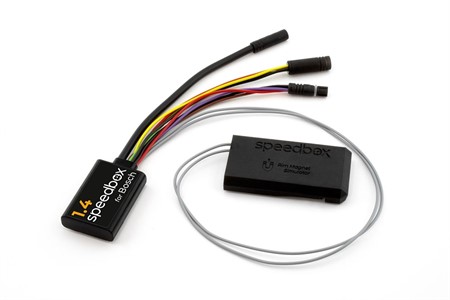 Boitier E-Bike SpeedBox 1.4 pour Bosch SX (Smart System + Rim Magnet)