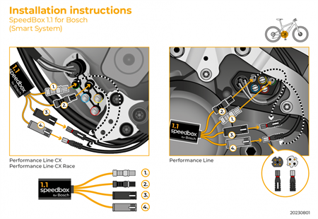 Tuningmodul E-Bike SpeedBox 1.1 für Bosch (Smart System)